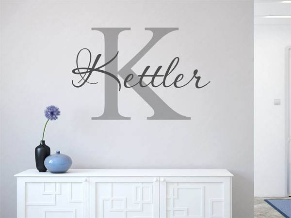Wandtattoo Kettler Nachname