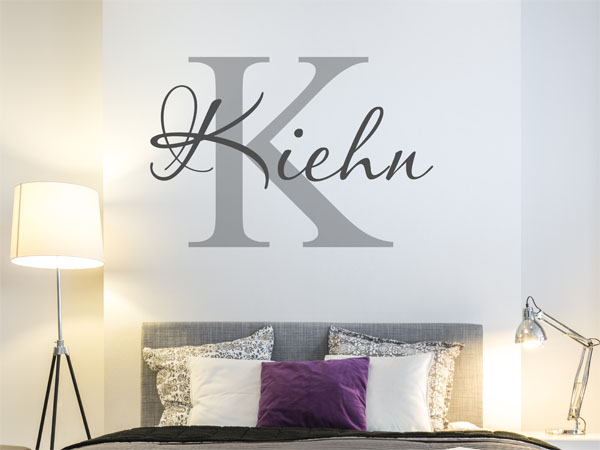 Wandtattoo Kiehn Nachname