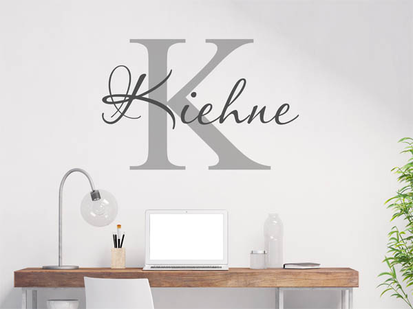 Wandtattoo Kiehne Nachname