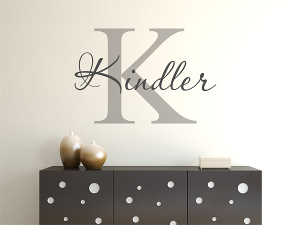 Wandtattoo Kindler Nachname