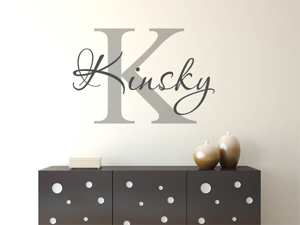 Wandtattoo Kinsky Nachname
