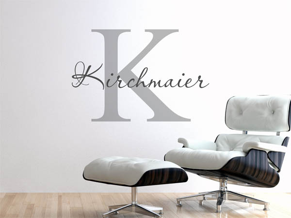 Wandtattoo Kirchmaier Nachname