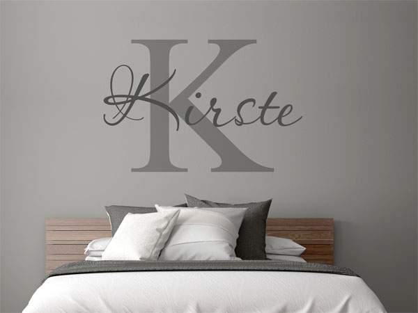 Wandtattoo Kirste Nachname
