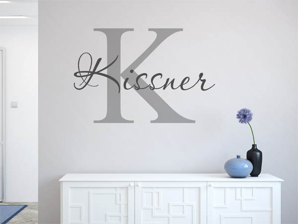 Wandtattoo Kissner Nachname