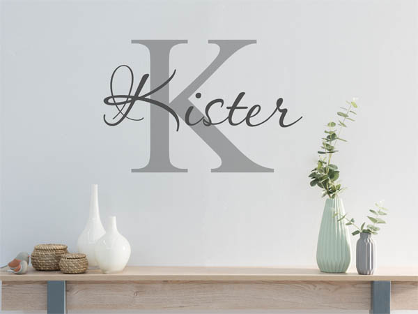 Wandtattoo Kister Nachname