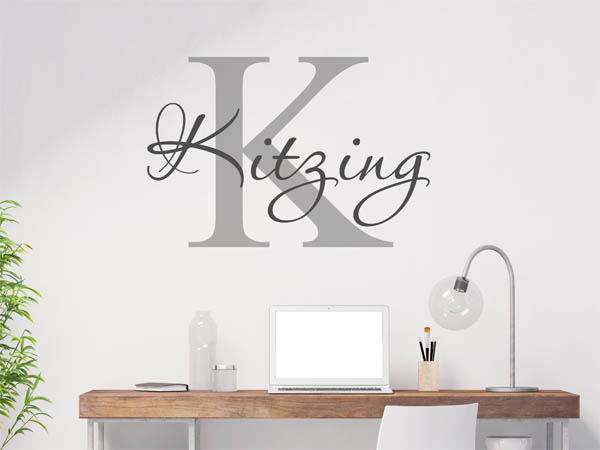 Wandtattoo Kitzing Nachname