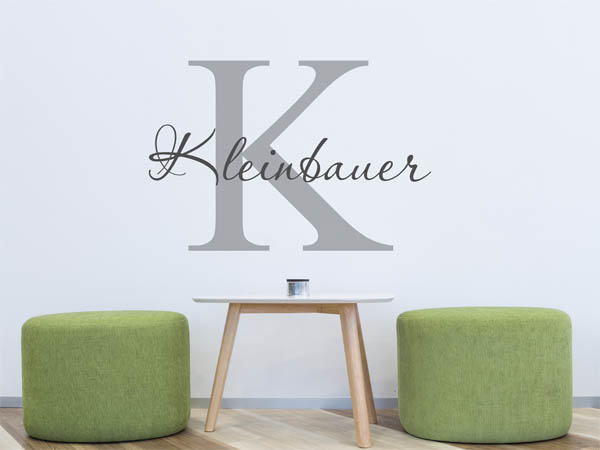 Wandtattoo Kleinbauer Nachname
