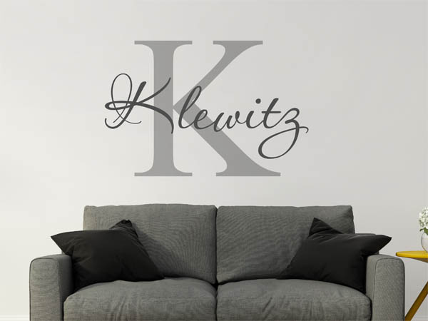 Wandtattoo Klewitz Nachname