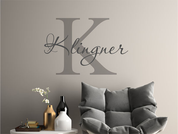 Wandtattoo Klingner Nachname