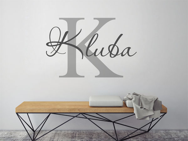 Wandtattoo Kluba Nachname