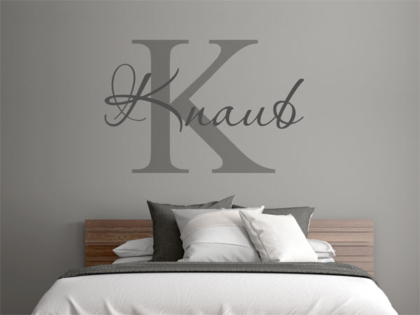 Wandtattoo Knaub Nachname
