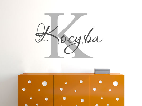 Wandtattoo Kocyba Nachname