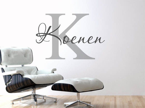 Wandtattoo Koenen Nachname