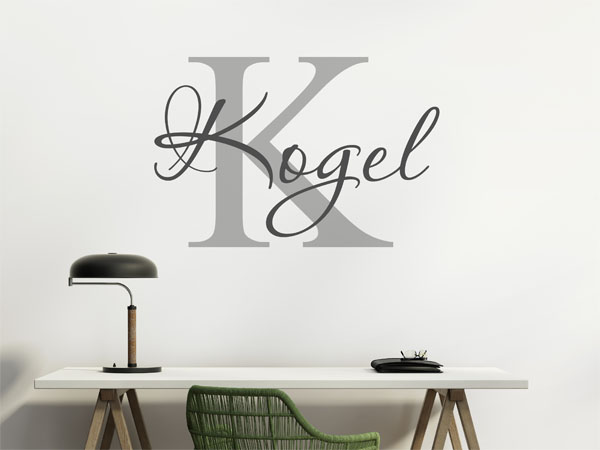 Wandtattoo Kogel Nachname