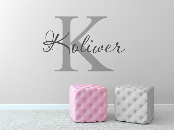 Wandtattoo Koliwer Nachname