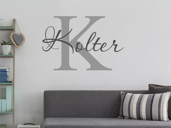 Wandtattoo Kolter Nachname