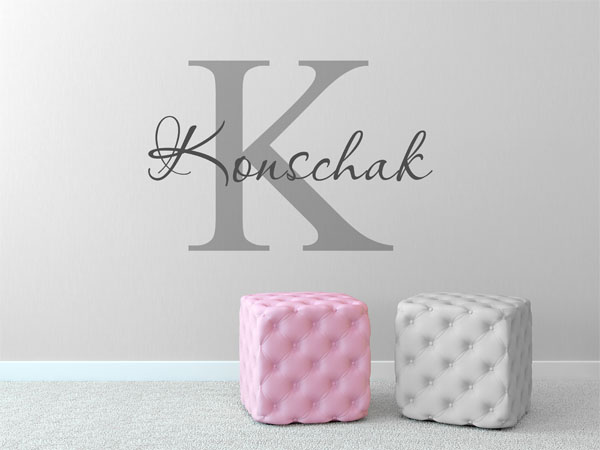 Wandtattoo Konschak Nachname