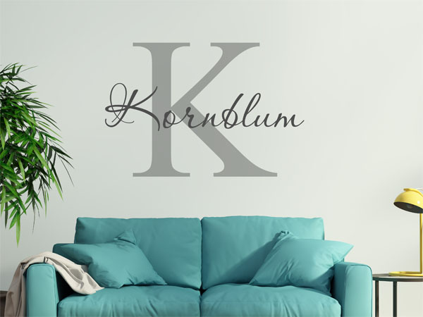 Wandtattoo Kornblum Nachname
