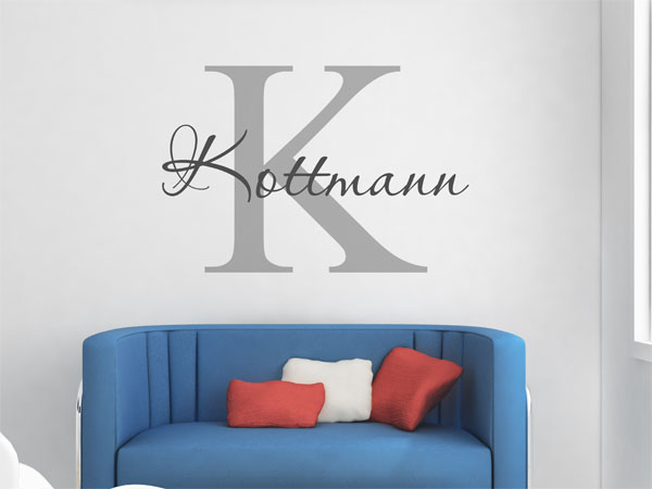 Wandtattoo Kottmann Nachname