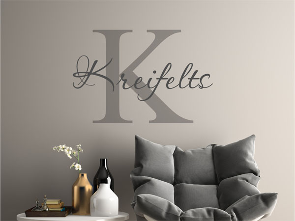 Wandtattoo Kreifelts Nachname