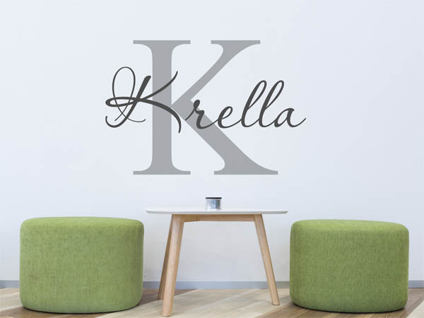 Wandtattoo Krella Nachname