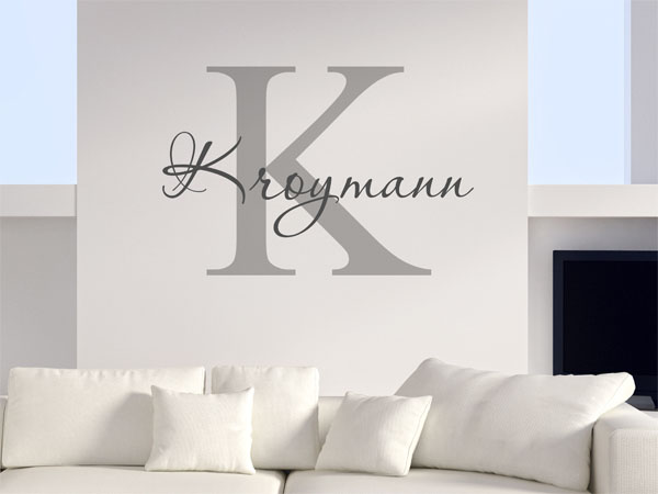 Wandtattoo Kroymann Nachname