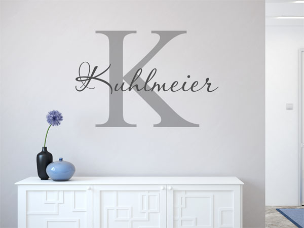 Wandtattoo Kuhlmeier Nachname