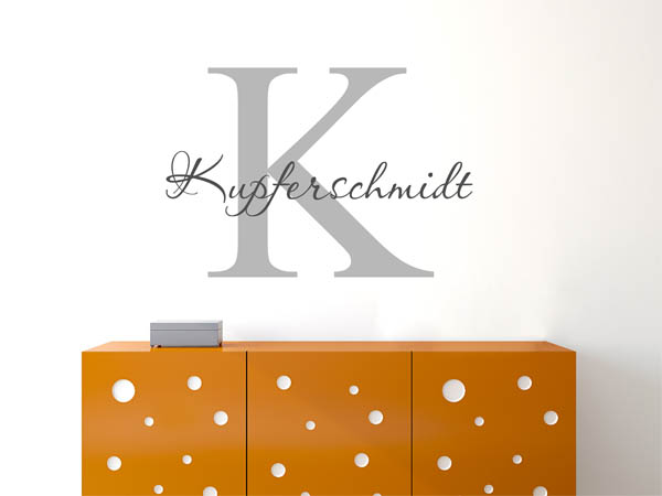 Wandtattoo Kupferschmidt Nachname