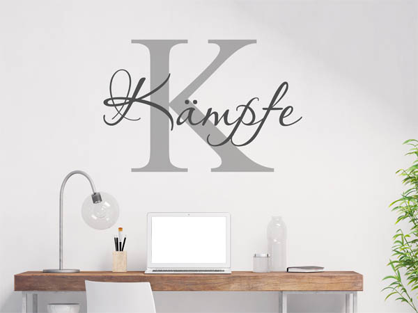 Wandtattoo Kämpfe Nachname