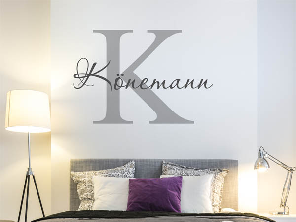 Wandtattoo Könemann Nachname