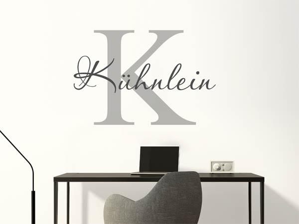 Wandtattoo Kühnlein Nachname
