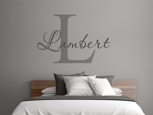 Wandtattoo Lambert Nachname