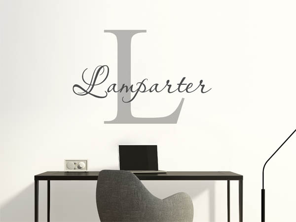 Wandtattoo Lamparter Nachname