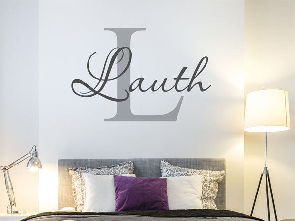 Wandtattoo Lauth Nachname