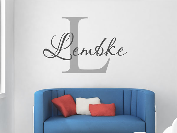 Wandtattoo Lembke Nachname