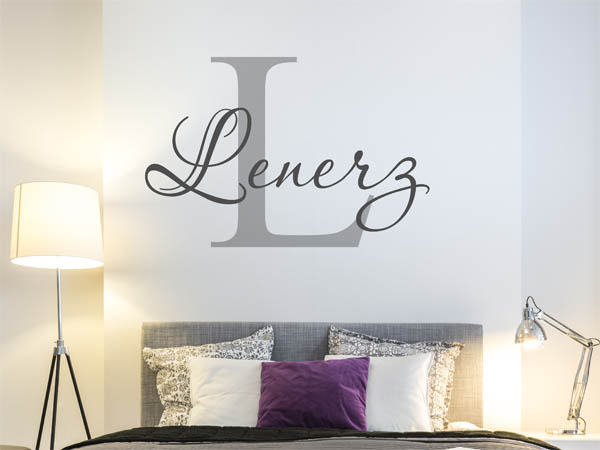 Wandtattoo Lenerz Nachname