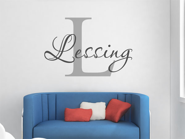 Wandtattoo Lessing Nachname