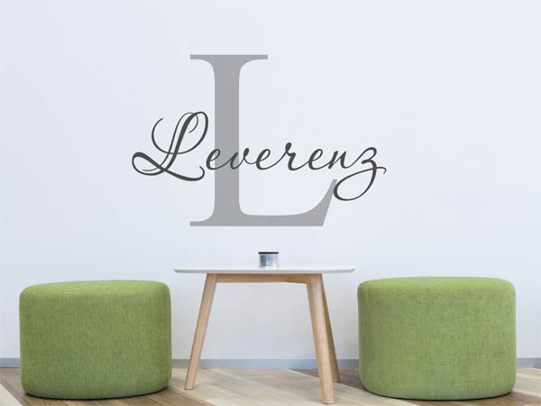 Wandtattoo Leverenz Nachname