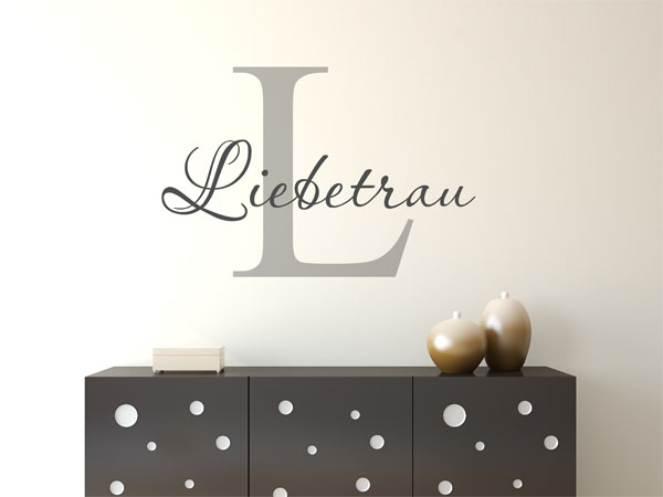 Wandtattoo Liebetrau Nachname