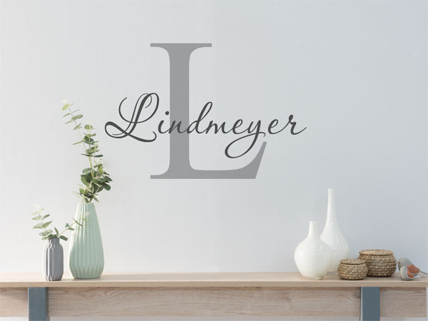 Wandtattoo Lindmeyer Nachname