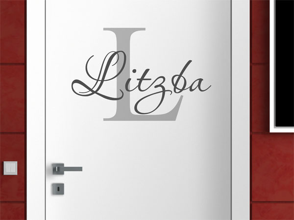 Wandtattoo Litzba Nachname