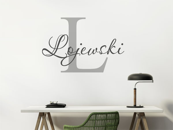 Wandtattoo Lojewski Nachname