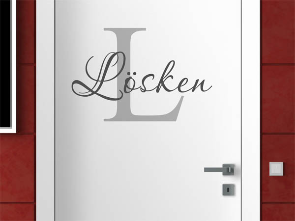 Wandtattoo Lösken Nachname