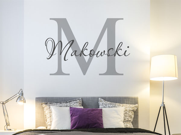 Wandtattoo Makowski Nachname
