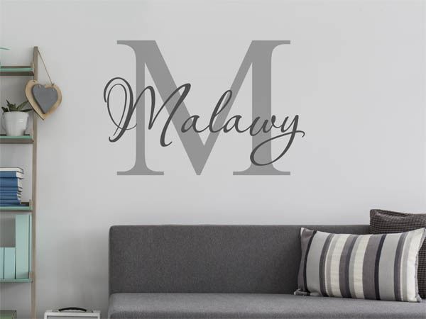 Wandtattoo Malawy Nachname