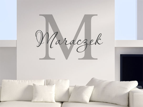 Wandtattoo Maraczek Nachname