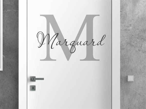 Wandtattoo Marquard Nachname