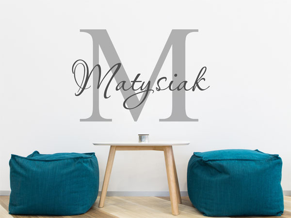 Wandtattoo Matysiak Nachname