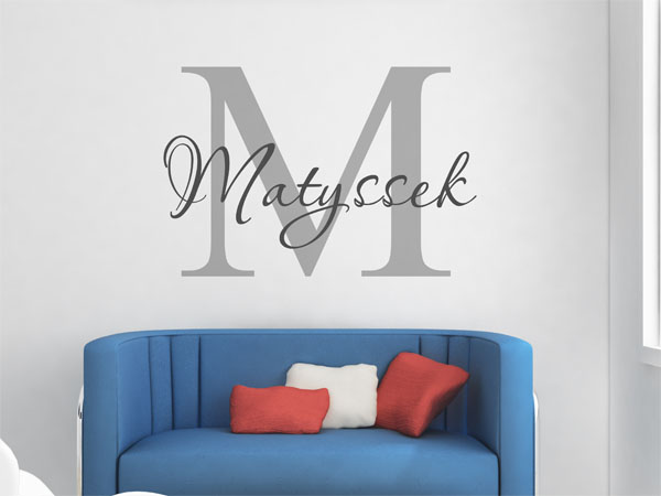 Wandtattoo Matyssek Nachname