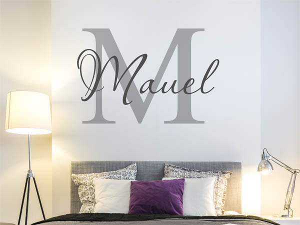 Wandtattoo Mauel Nachname